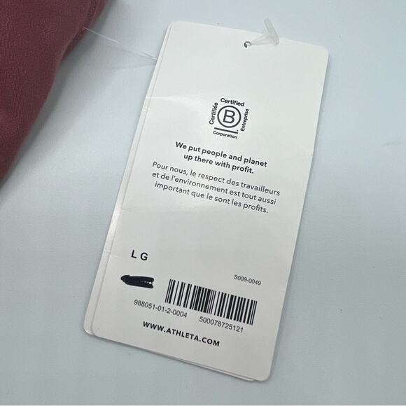 Athleta | NEW Conscious Cut Out Crop Sports Bra Workout Yoga Racerback D-DD L - Picture 9 of 12